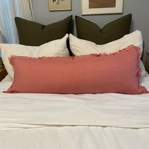 Linen pillow cover